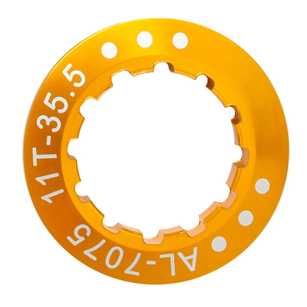 

7075 Aluminum Flywheel for Mountain Bike Strong Corrosion Resistant High Strength Locking Ring Golden Replacement Cassette