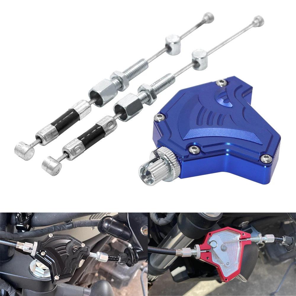 

Universal Fit for Most Motorcycles with cable clutch Motorcycle Stunt Clutch Lever Easy Pull Cable System