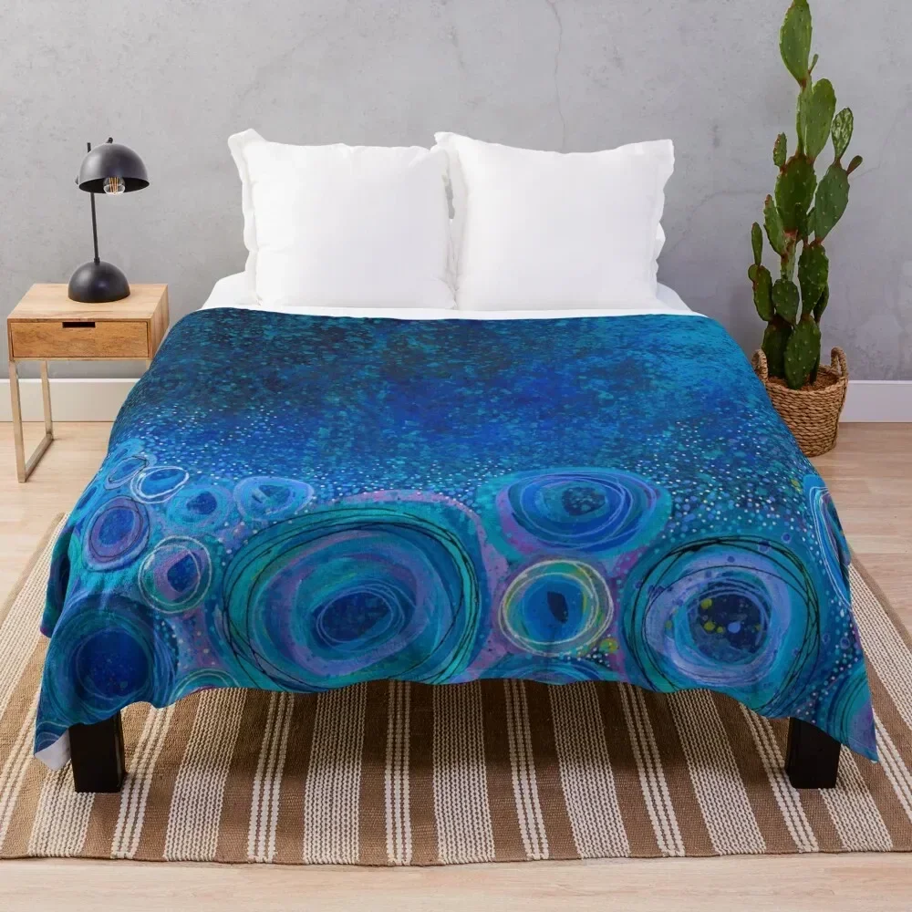 

The Sound Of The Sea Throw Blanket anime Summer Beddings Blankets