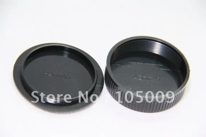 front Rear Lens Cap / Cover+Camera Body Cap for m42 42mm Praktica Zenit Mount