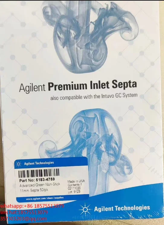 

FOR Agilent 5183-4759 Sampling Spacer Advanced Green Non-Stick Contents-1 11mm Septa 50/pk 1 PK