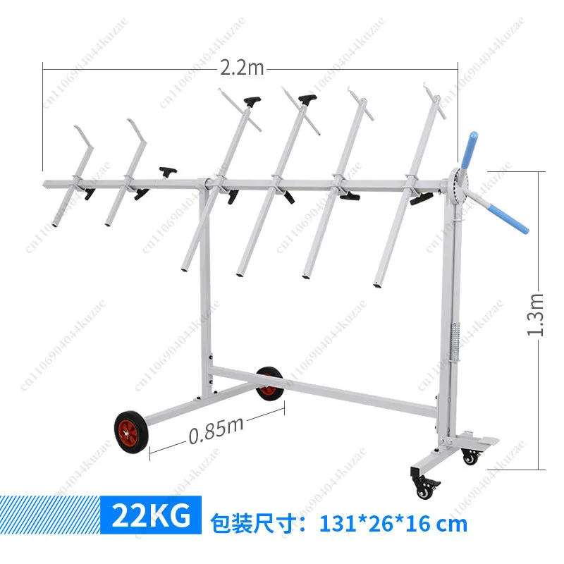 Multifunctional Rotating Paint Stand, Sheet Metal Painting Special Bracket for Car Bumper Door & Mobile Tool Hanging Shelf