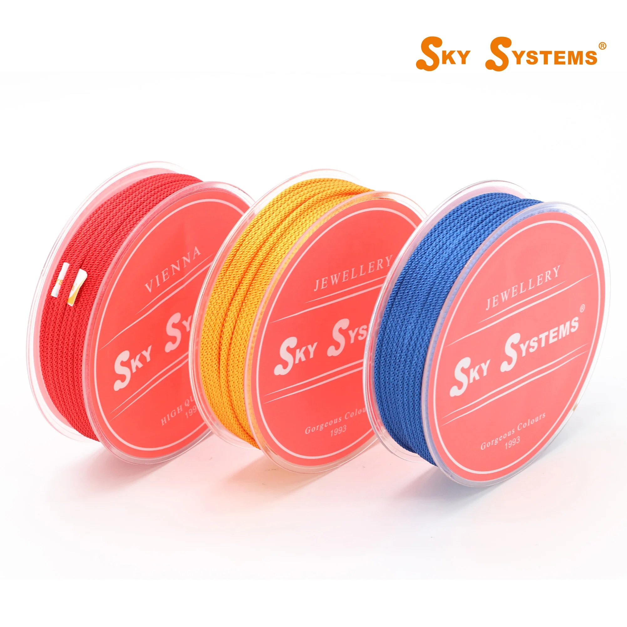 SKY ML306 1.5~3mm 39#-57# Jewelry Cord Polyester Cord Jewelry Accessories Bracelet and Necklace Material 57 Colors