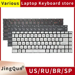 Teclado de ordenador portátil con retroiluminación, para Msi GF65 GF63 PS63 PS42 8RD/E MS-16R2 MS-16R3 MS-16Q4 GS65 Stealth 8RE/F