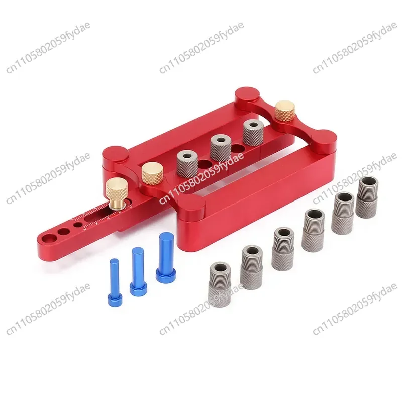 New A Woodworking Straight Hole Positioner, Log Tenon Punch, Positioner, Hole Opener DIY Woodworking Drilling Tool