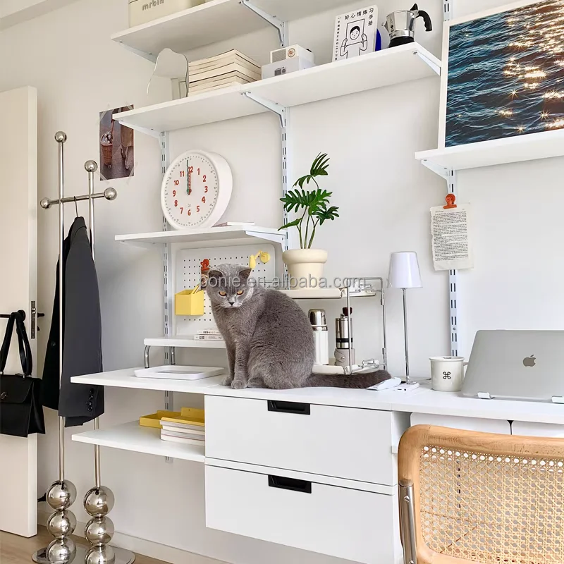 

1,5 м белая деревянная книжная полка, ящики для стола, минималистичный, современный, экономия места для хранения, домашний офис, мастерская, квартира, кухня