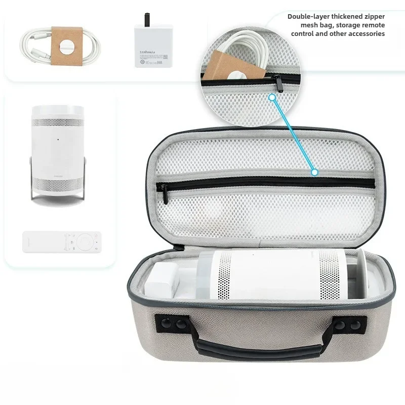 Projector Travel Case Bag For  Freestyle case For Freestyle 2nd Gen Portable EVA Storage Bag For Projector Carrying Bag