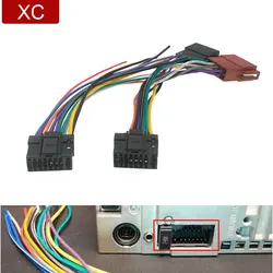 16 pin autoradio standard cd iso power kabelbaum stecker adapter stecker kabel für alpine CDE-193BT CDE-195BT CDE-196DAB