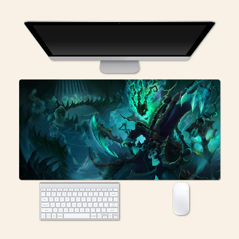 Thresh League Of Legends Anime The Chain Warden Large Mouse Pad Game PlayMat Creative Desk Mat Office Mousepad