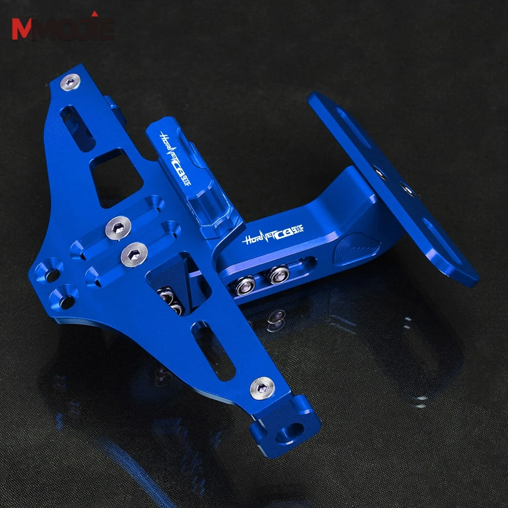 لهوندا cb900f الدبور CB 900 F 2001-2008 2007 2006 2005 2004 الخلفية لوحة الترخيص قوس حامل مصباح ليد دراجة نارية الملحقات #5