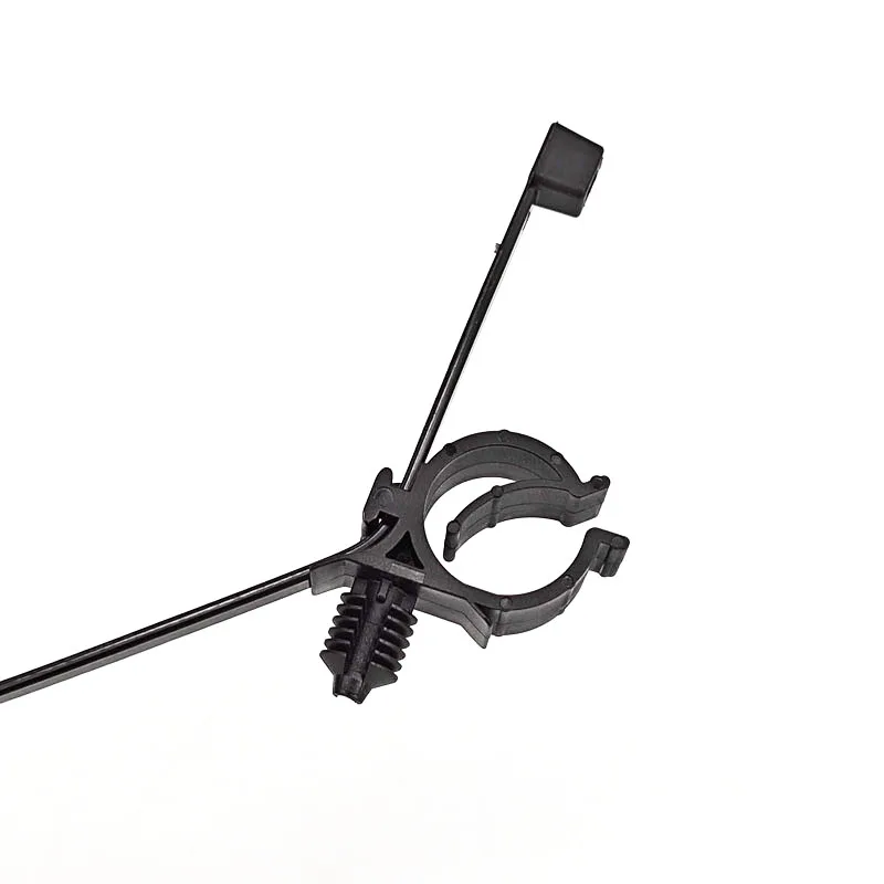 Adjustable Nylon Cable Ties Black Self-Locking Car Wire Tie Straps Fixed Latch Universal Vehicle Cable Management Straps