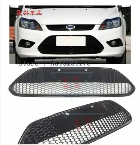 car-styling ABS chrome front rear fog lamps cover trim For Ford Focus 2013 2014 Grille Around Trim Racing Grills Trim