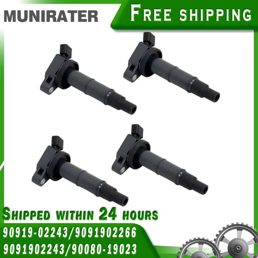 

4PCS Ignition Coil For Toyota Camry RAV4 Highlander Solara Pontiac 2.4L UF333