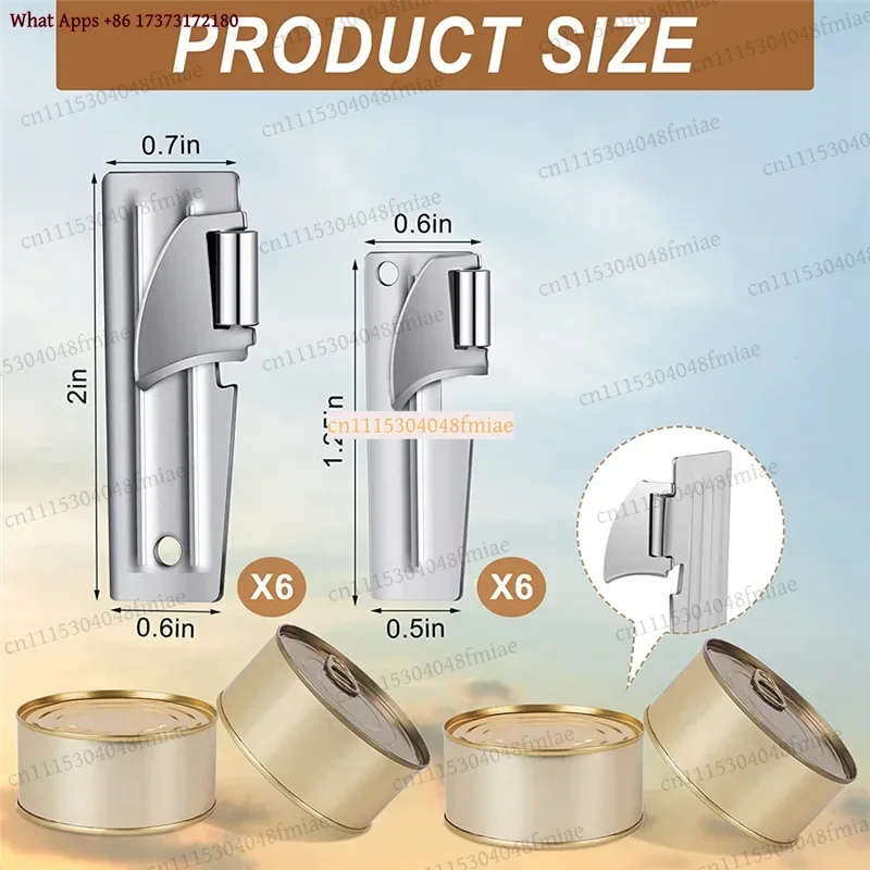 P-38 and P-51 Can Openers Stainless Steel Portable Opener for Kitchen Travel Camping Outdoor Hiking Survival Gear