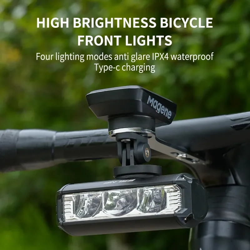 Waterproof 1000 Lumens Hoisting Bike Headlight USB Rechargeable MTB Front Light Aluminum Alloy Road Bicycle Flashlight
