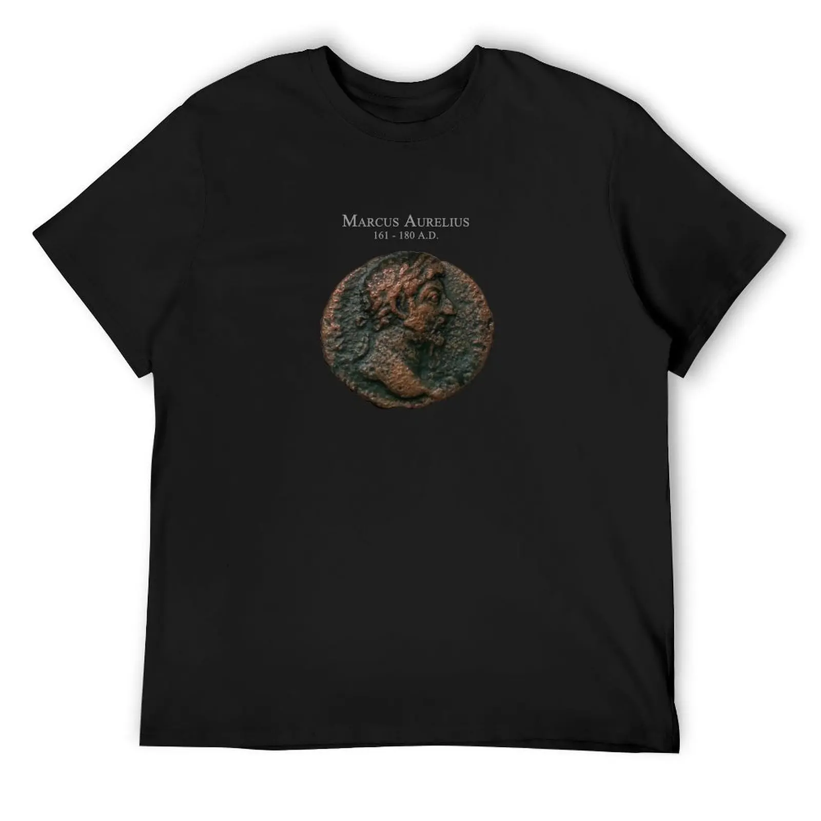 

Ancient Roman Coin - MARCUS AURELIUS T-Shirt oversized shirts graphic tees tops t shirts men
