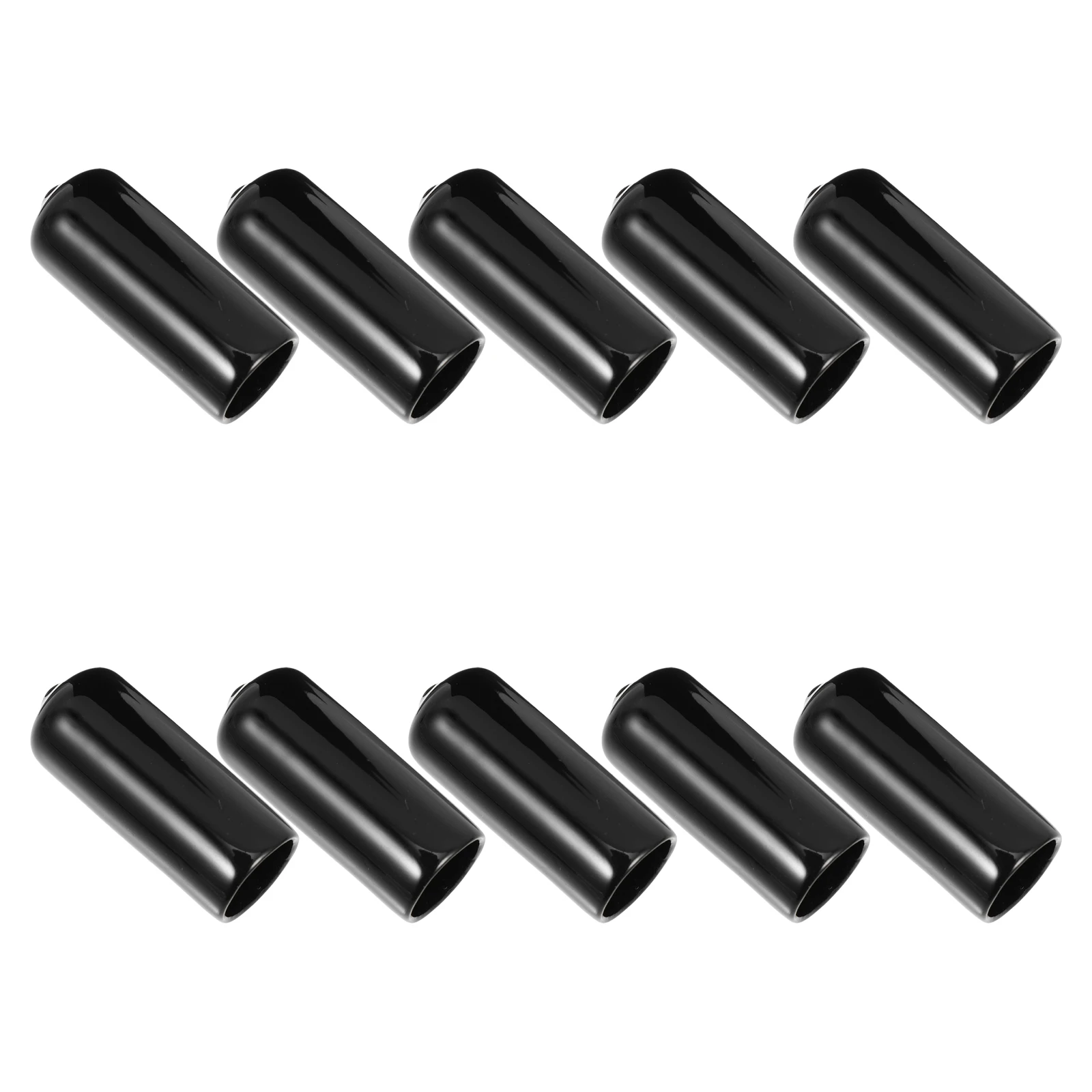 

10 Pcs Billiard Cue Protectors Rubber Head Covers Pool Stick Accessories Anti Slide Tip Premium Quality