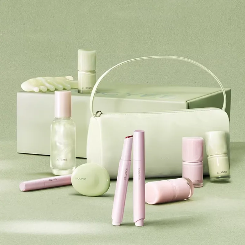 Joocyee Makeup Sets All in Gift Box Solid Lip Gloss Multi Use Frosty Mouth Lipstick Perfume Cream Fragrance Mist Mystery Box