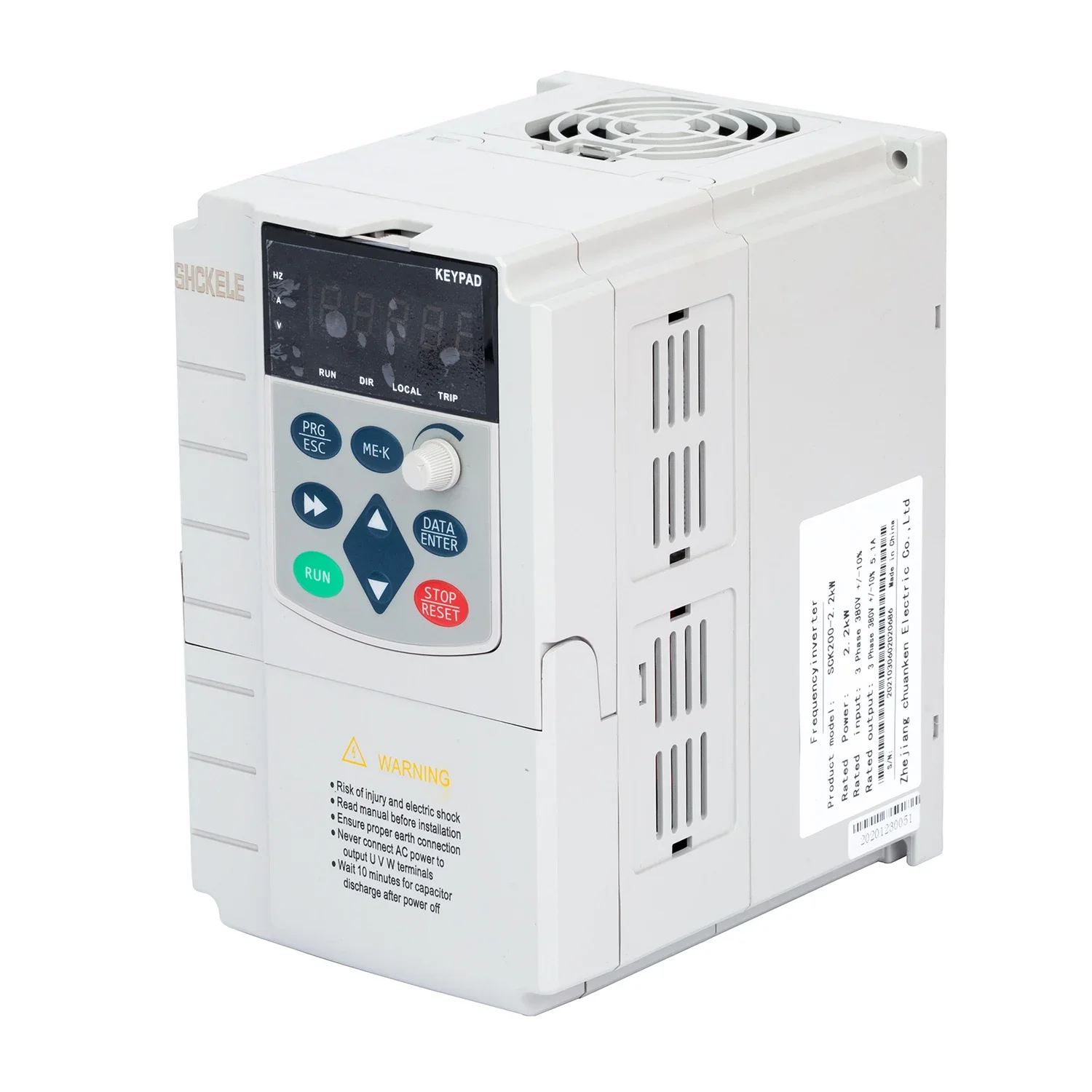 Factory direct sale 3 phase 380V 5KW frequency converter VFD inverter for brick making machine variable frequency drive