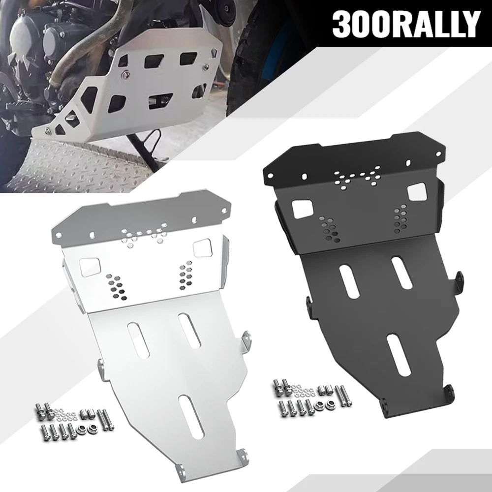 

Motorcycle Accessories Skid Plate Bash Frame Guard Protection Cover For LONCIN VOGE 300RALLY 300 RALLY 300 RALLY300 2023 2024