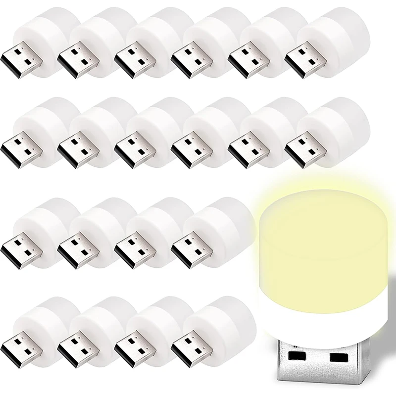 Mini USB Plug Lamp Portable 5V Eye Protection Book Light For Computer Mobile Power Charging USB Small LED Night Lights