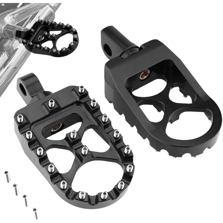 

Подножки для внедорожных мотоциклов Подножки в стиле MX с широким вращением на 360° с ЧПУ для улучшенной ручки и стабильностью, совместимые с