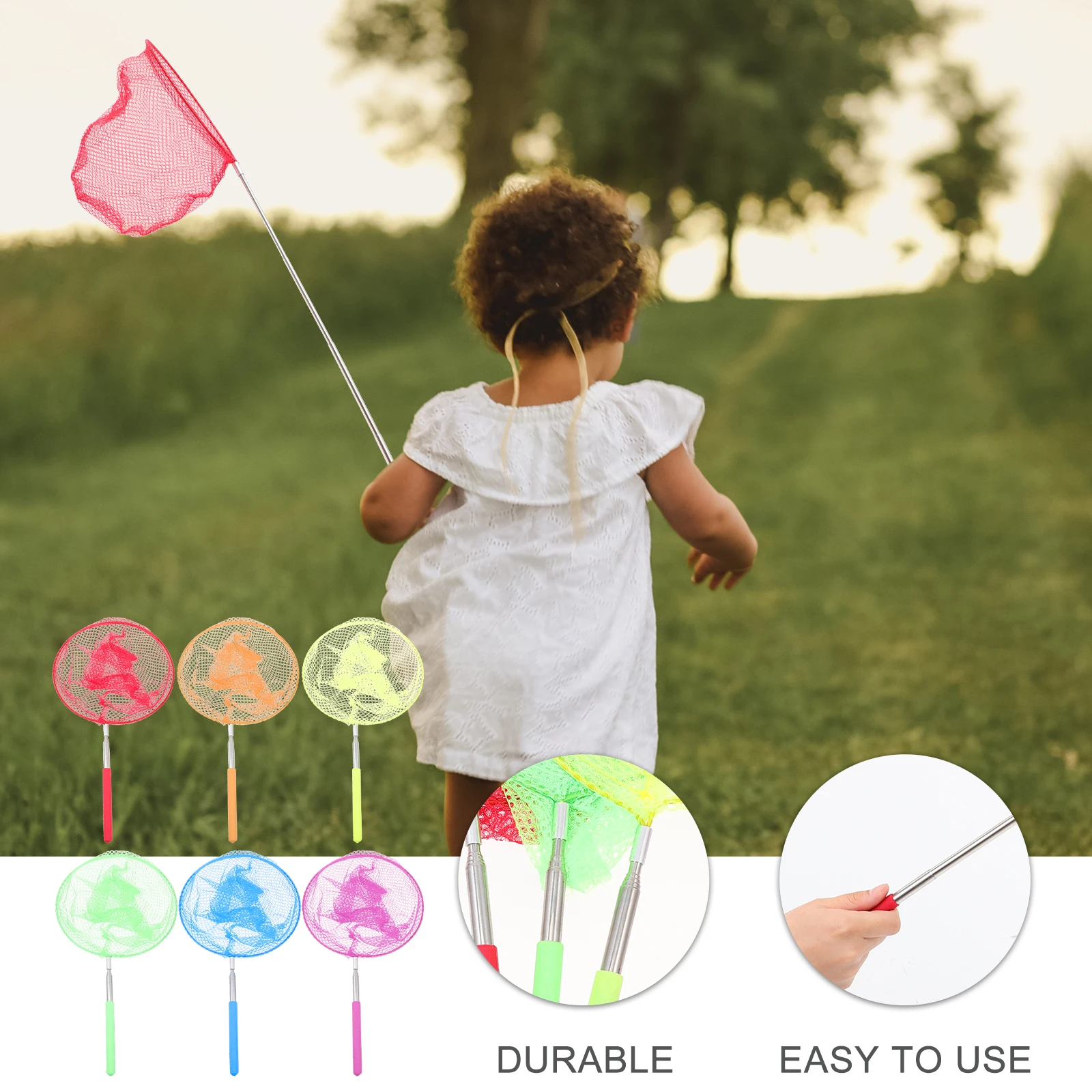 

Butterfly Net Green Insect Catching Network Fishing Nets Telescopic Catcher Professional