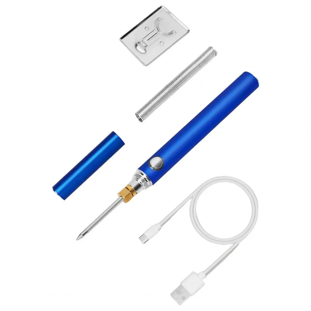 

Wireless Electric Soldering Iron Welding Pen USB C Charging Rechargeable Temperature Adjustable Soldering Iron Tool