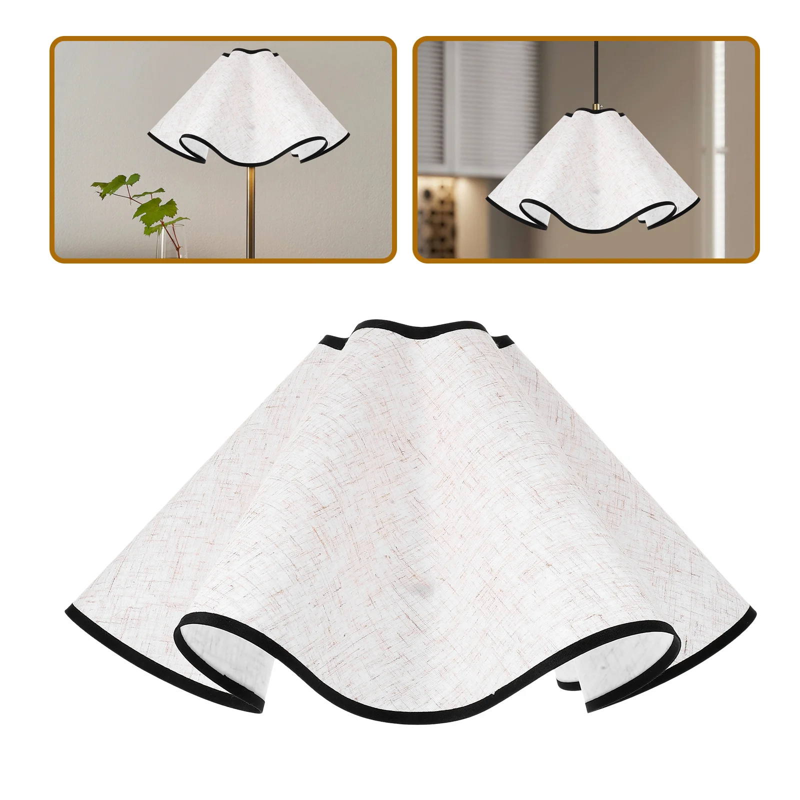 

Mini Petal Lampshade Handmade For Table Lamp Pp Polyester Desk Light Cover Replacement Boho Flower Shade