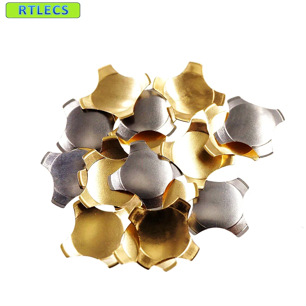 10Pcs Cross Shape Gold Plated Metal Dome Reset Switch 6 8 8.4 10 12 16 MM Membrane SPST Momentary ON/Off Tactile Sharp Feel