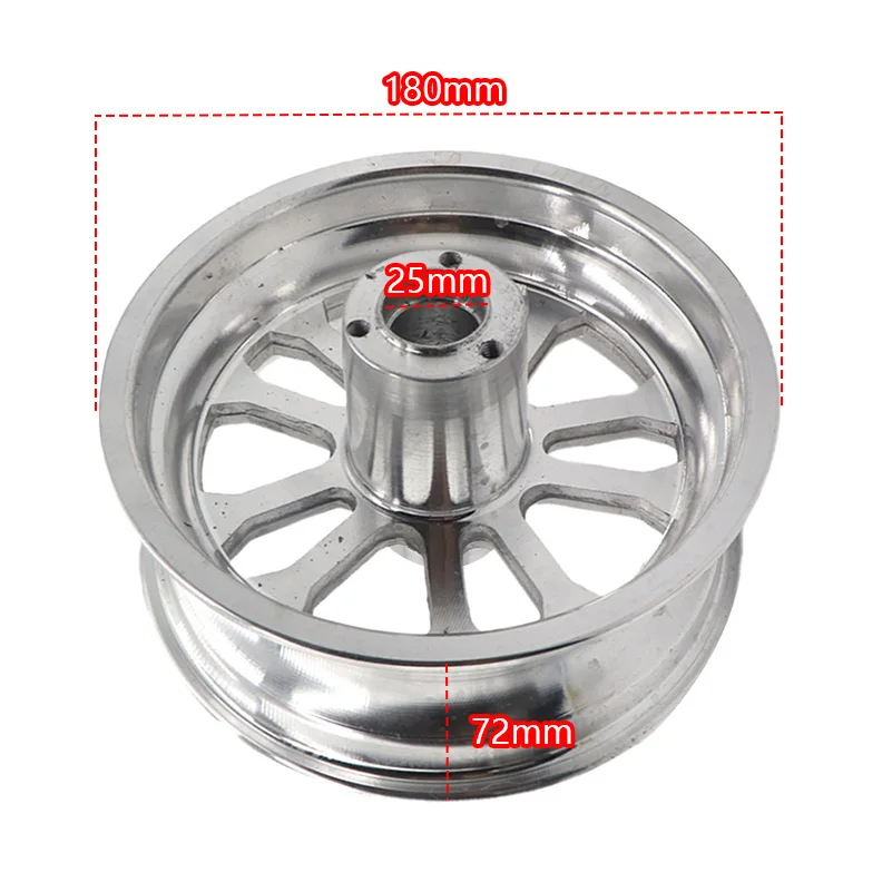 Rear 110/50-6.5  front 90/65-6.5 Aluminum alloy vacuum wheel hub for pocket bike 47cc 49cc motorcycle part pocket bike