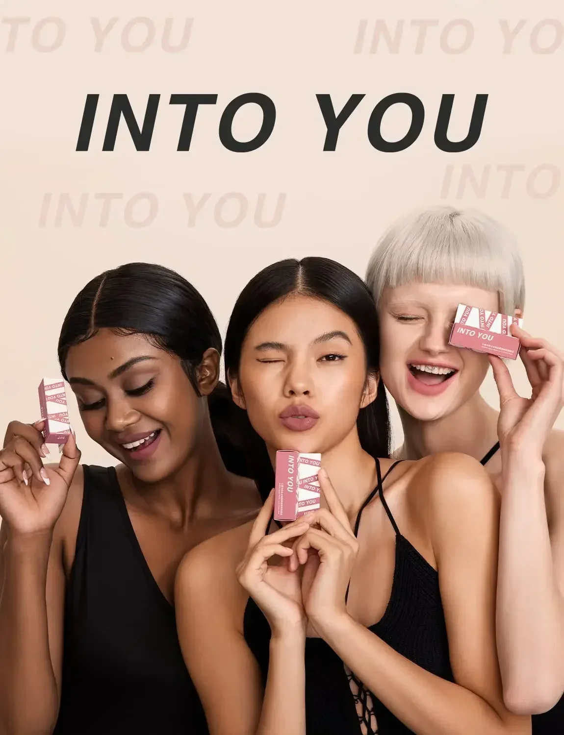 INTO YOU-lápiz labial mate, maquillaje de labios, resistente al agua, larga duración, a prueba de manchas, terciopelo, multiusos para labios y mejillas