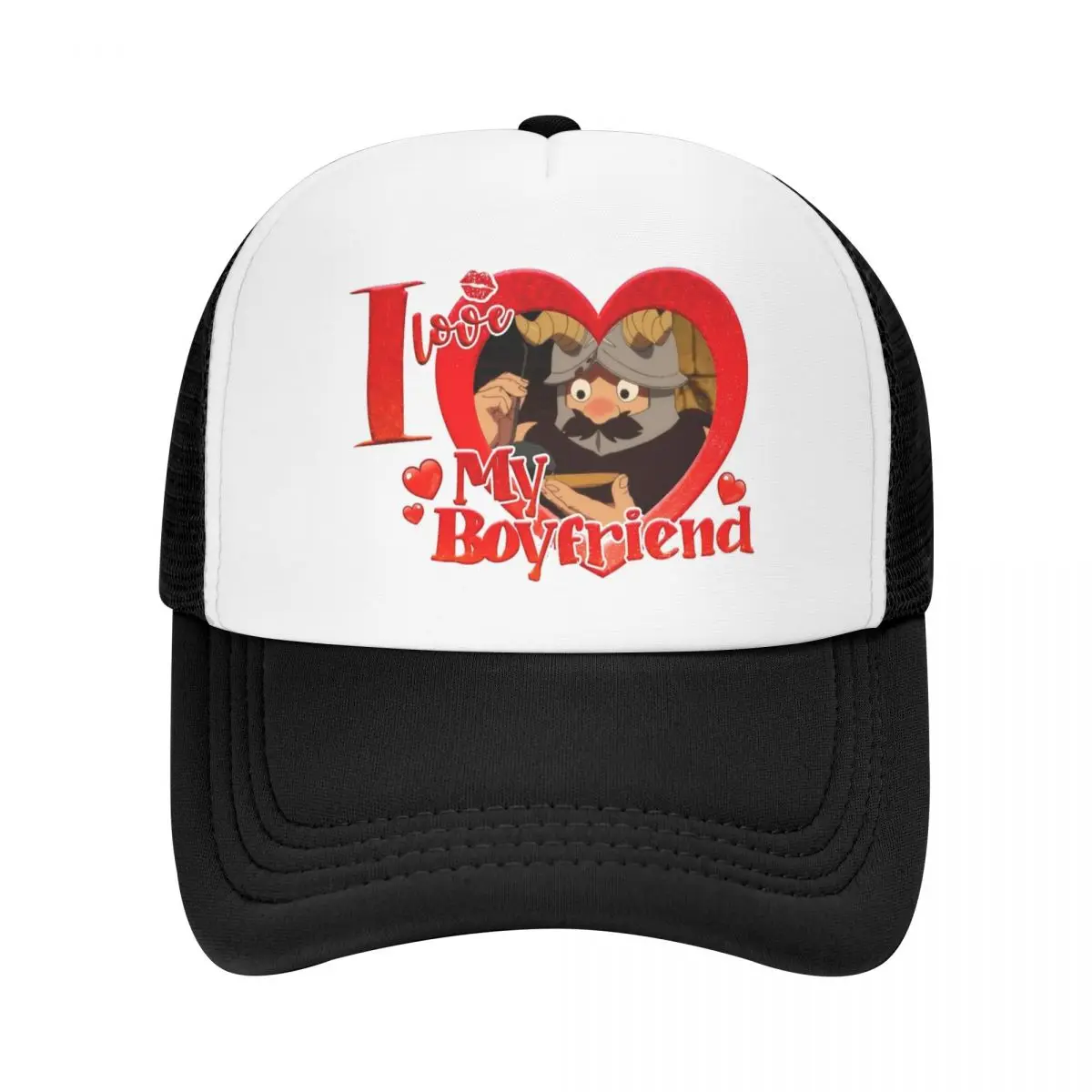 I Love My Boyfriend Senshi Trucker Hat Unisex Hip-Hop Delicious In Dungeon Dad Hat Sun Hat Sports Cap Mesh Baseball Cap