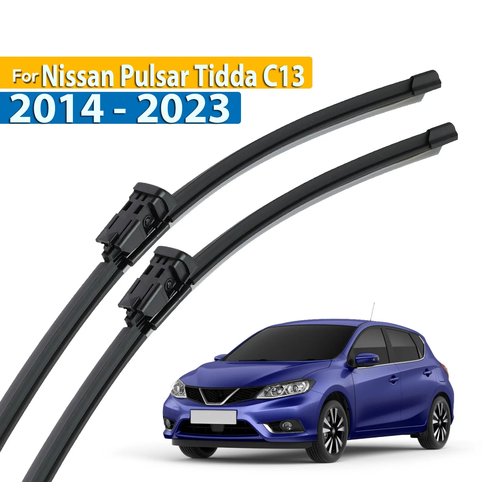 

Передние щетки стеклоочистителя Erick's LHD для Nissan Pulsar Tidda C13 2014-2023 Европейские щетки для лобового стекла 26 "+ 14"