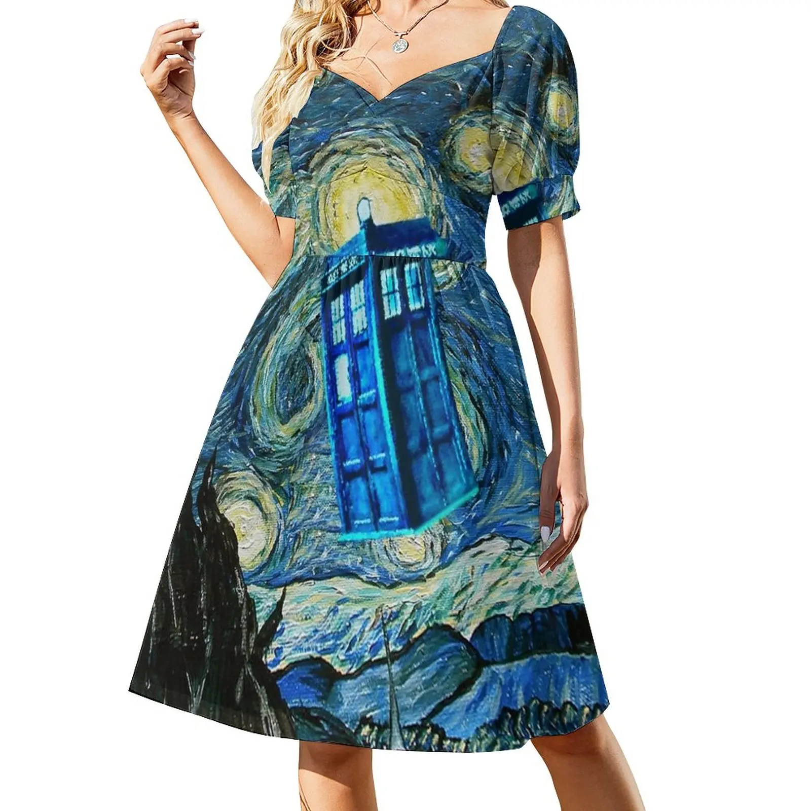 

Flying British Phone Box Sleeveless Dress ceremony dresses women's luxury party dress