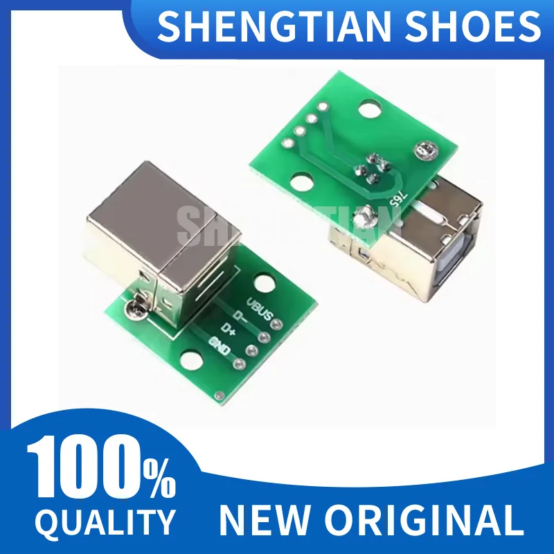 Square USB To DIP Adapter Board Female Head Socket Straight Insertion B-type Square Interface Printer Data Cable Connection