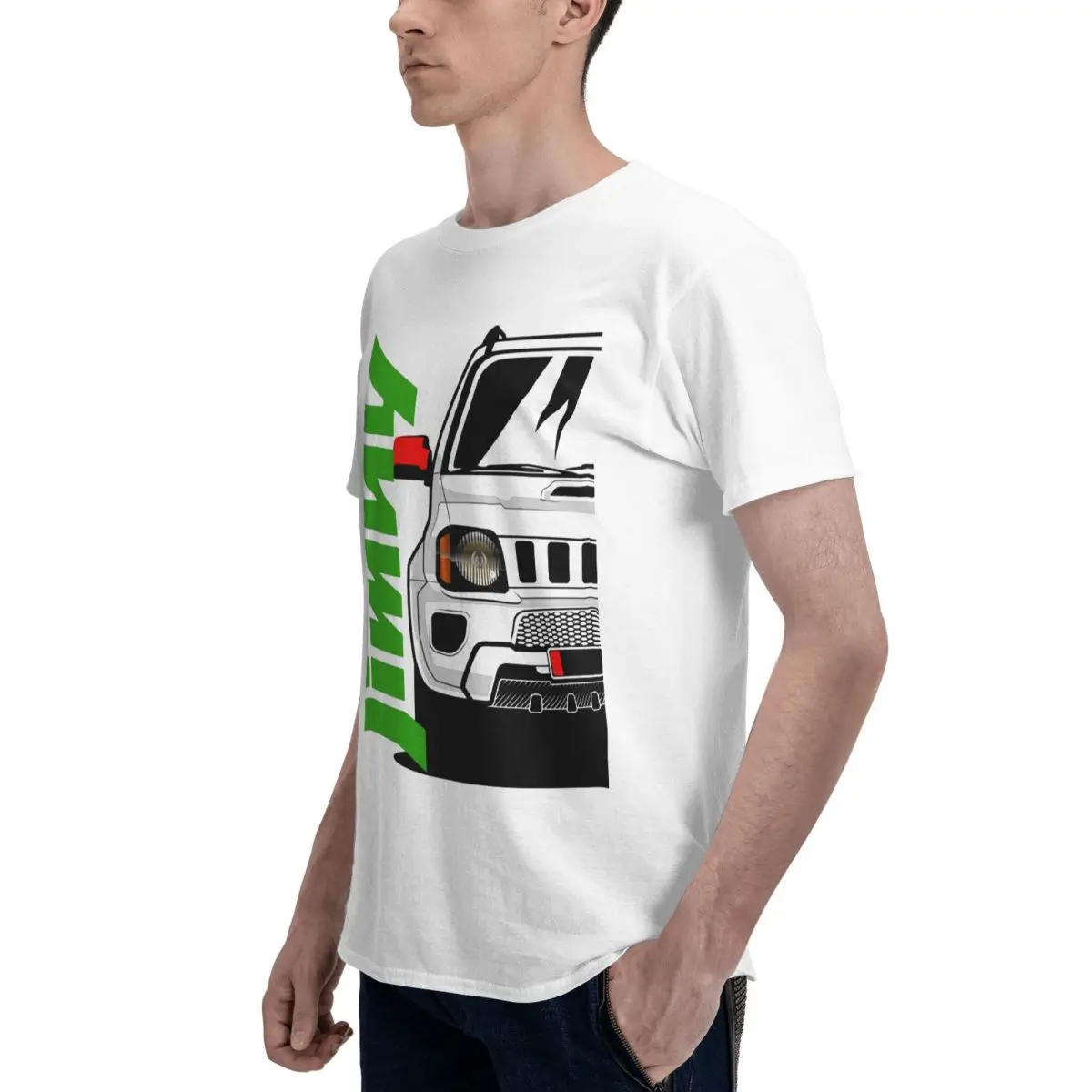 Men Japanese Car Fans Jimny T Shirt Streetwear Big Size O-neck Cotton Custom Sleeve T Shirt Homme
