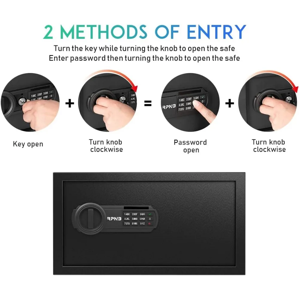 لوحة المفاتيح الرقمية المصنوعة من سبائك الصلب آمنة لأمن المنزل والمكتب والفندق