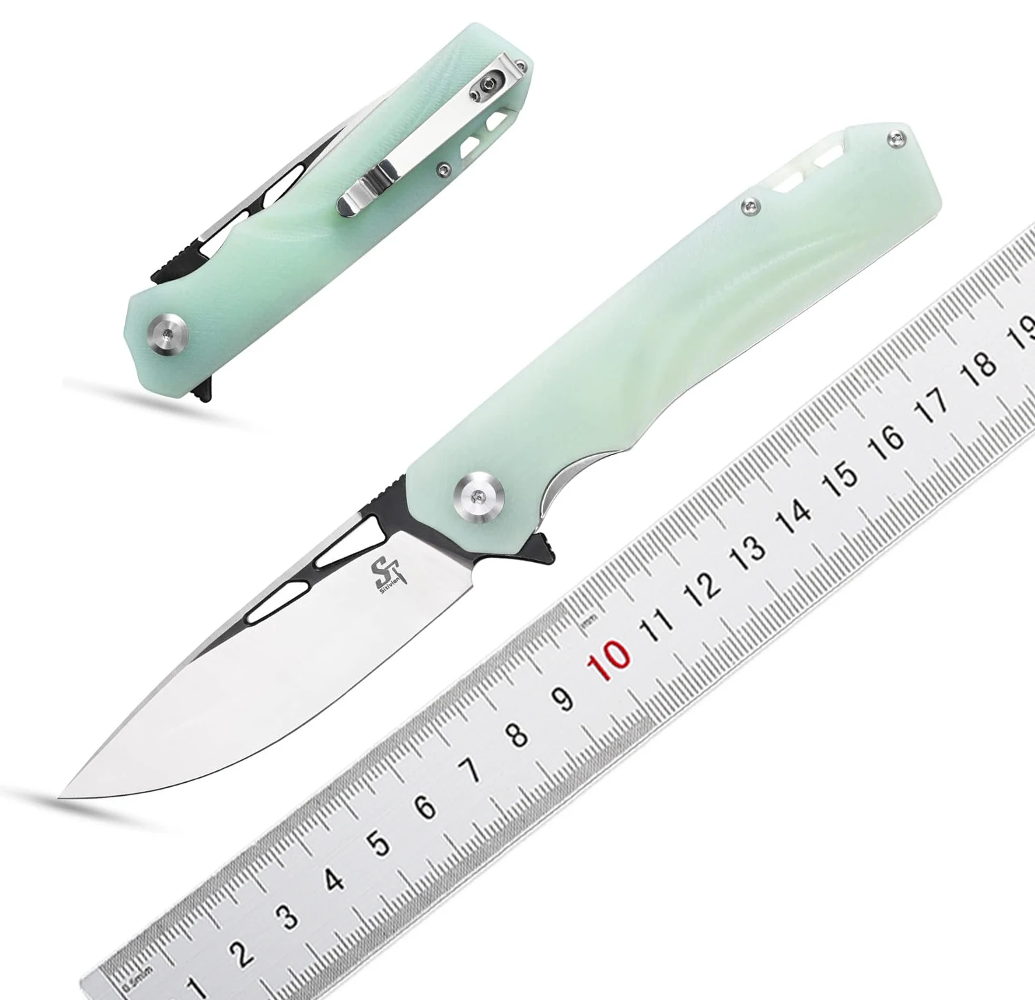 Sitivien ST141 Складной походный нож D2 Стальное лезвие G10 Ручка Карманные ножи EDC Инструмент для выживания Пеший туризм Рабочая коллекция