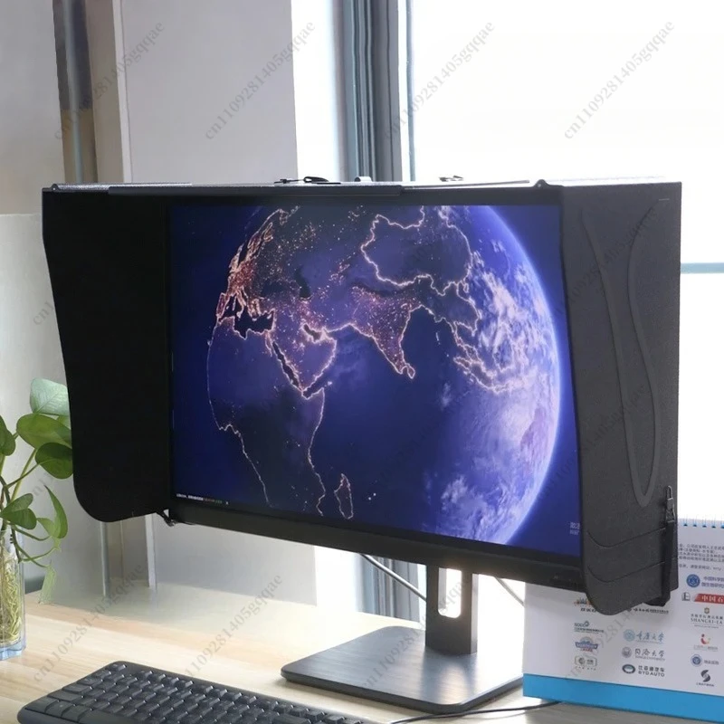 Computer Monitor Hood Desktop 17-27-Inch 41-71cm Width Sun Visor Printing and Graphic Design