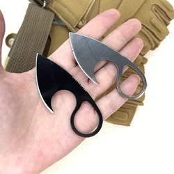 Outdoor Stainless Steel Sharp Knife Mini Straight Knife Outdoor Camping Travel Tool Holiday Gift