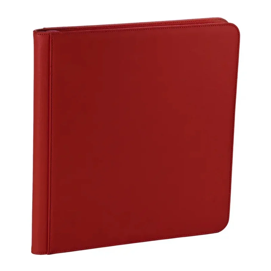 In STOCK 2023 New 12 PCS Per Box PU High Quality Colorful Xeno Texture 12 Pockets Sport Card Binder with Clip Closure