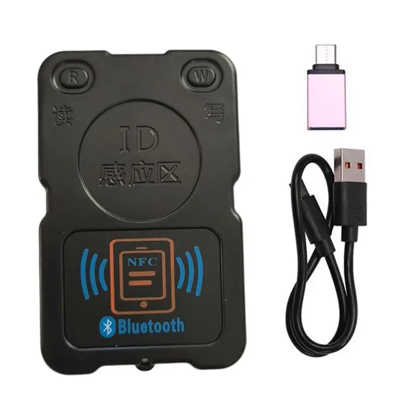 N82R -PM8 Bluetooth RFID Smart Chip Card Copier Encryption Key Reader Writer 13.56Mhz/125Khz Duplicator