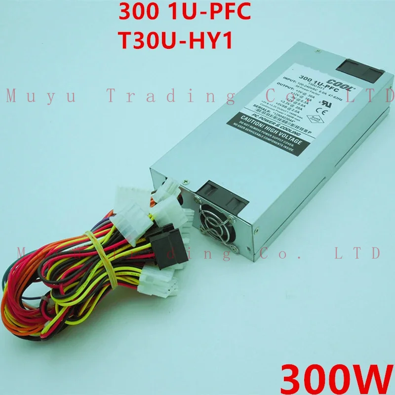 New Original PSU For TURBO-COOL EDGE -5V 1U 300W Power Supply TURBO-COOL 300 1U-PFC T30U-HY1