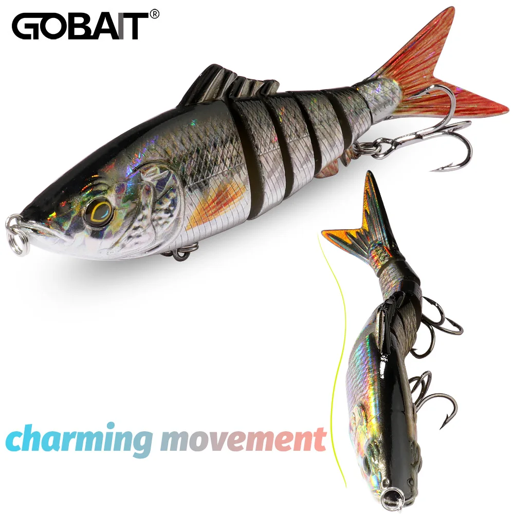 Swimbait 25g 12.5cm Multi Joint Lure 3D Laser Bionic Fish Swimming Ball Pesca Treble Hook Carp Fishing Tackle Sinking Hard Bait