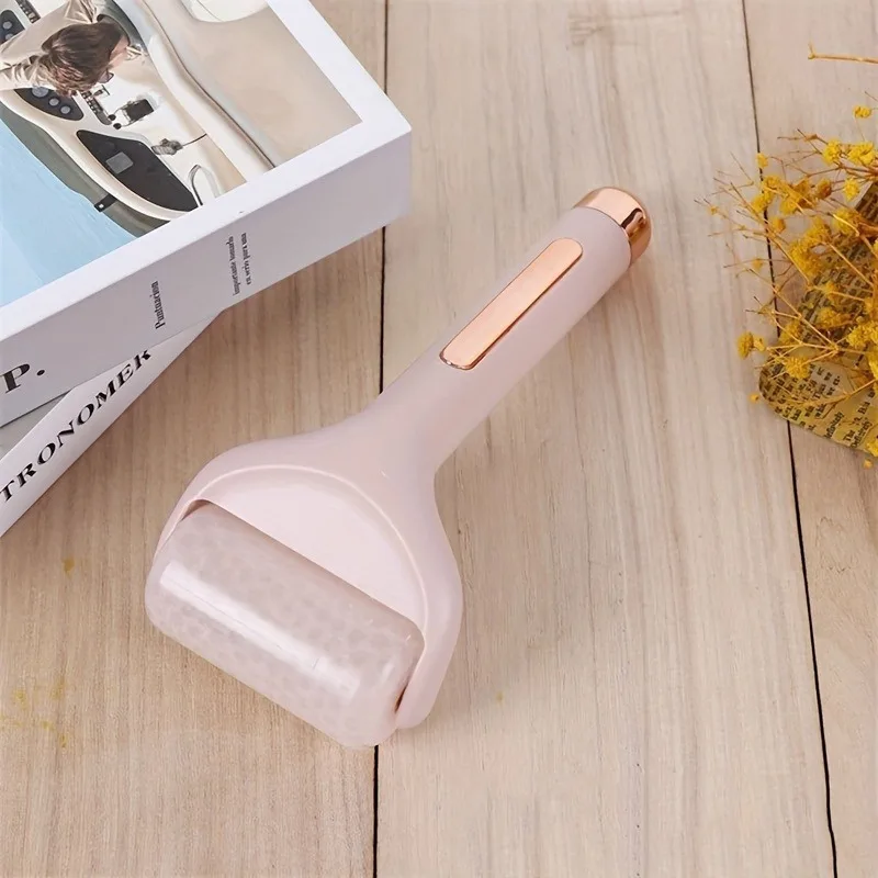 1pc Facial Ice Roller, Cold Compress,Auxiliary Beauty Roller - Handheld Massager for Firming and Surface Cleansing