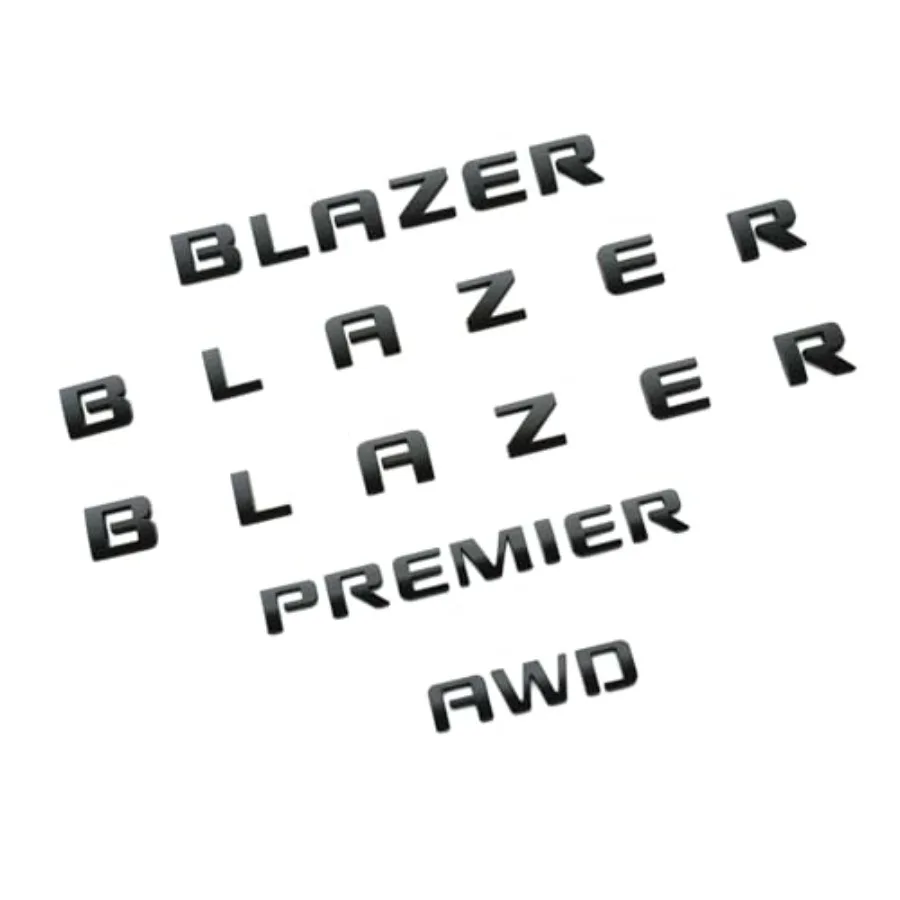 

Комплект из 5 новых 3D-эмблем Premier AWD 2019-2022 с буквами и шильдиком, артикул 84188531, замена для Blazer