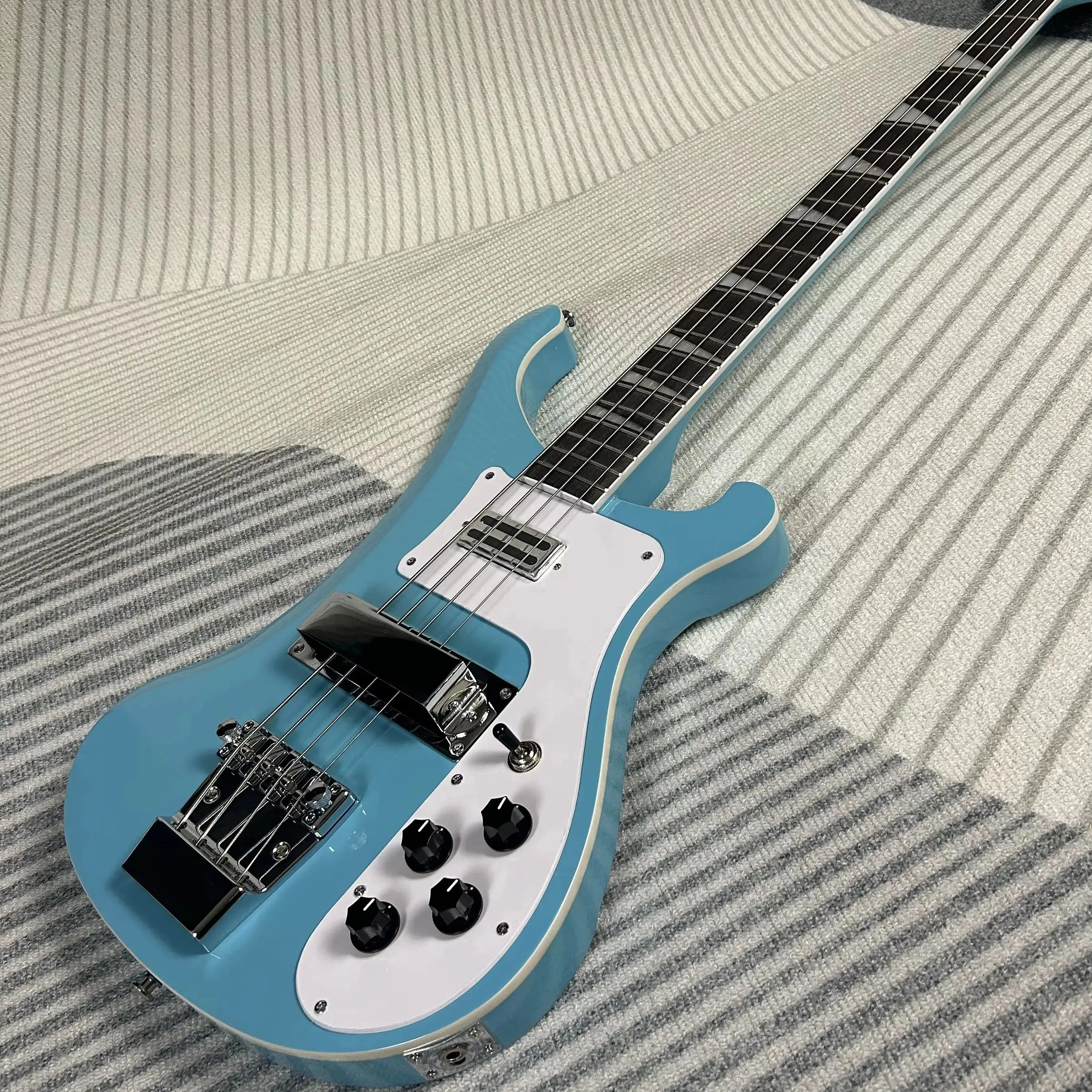 Hot Sale Bass Guitars 4003 Version 844 mm Scale Length Sky Blue Color Rosewood Fretboard 2026