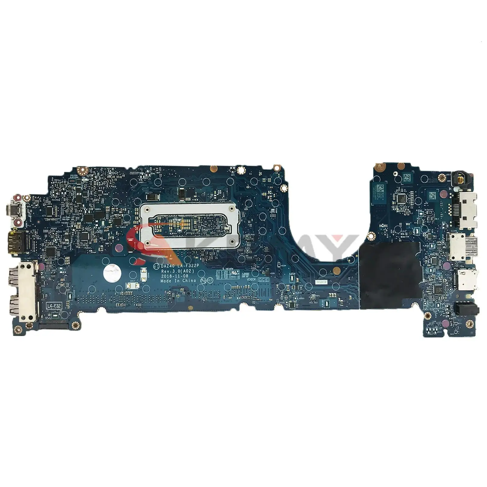 Imagem -03 - para Dell Latitude 7490 E7490 Placa-mãe Portátil 0r462v 0nfccj 0pp44f Daz40 La-f321p Placa-mãe com i3 i5 i7 8th La-f322p