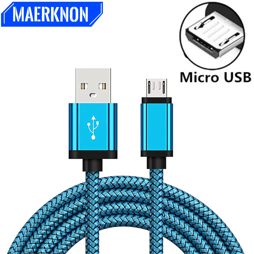 Micro USB Cable Fast Data Sync Charging Cable For Samsung s7 s6 Huawei Xiaomi LG Andriod Micro USB Charger Mobile Phone Cables